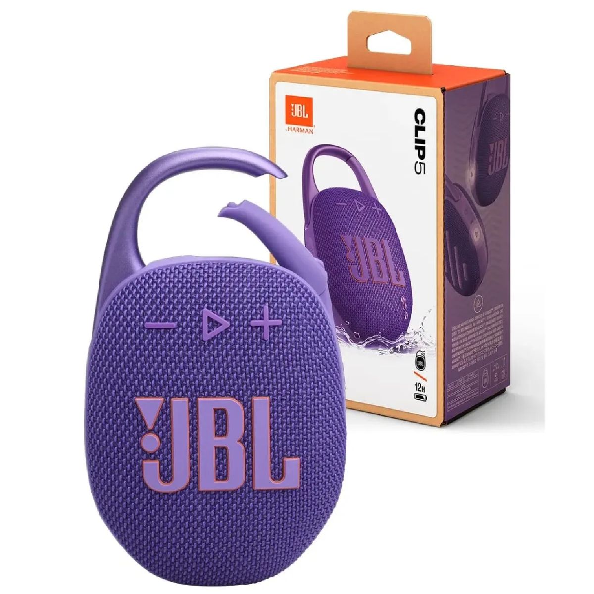 JBL - Parlante Bluetooth JBL Clip 5 - Morado