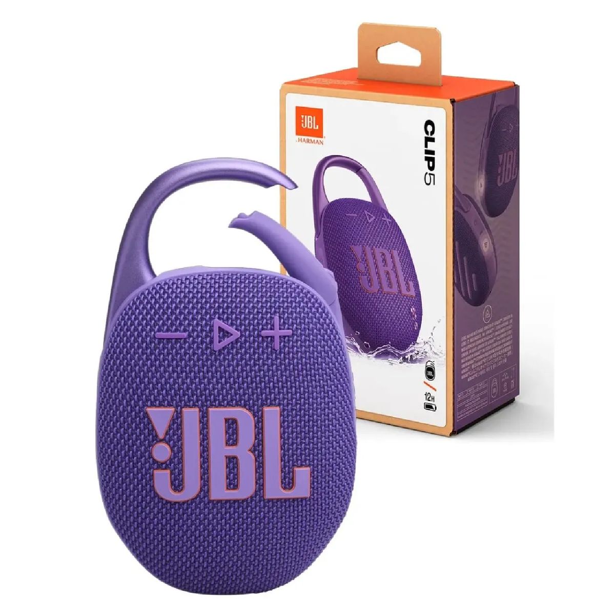 JBL - Parlante Bluetooth JBL Clip 5 - Morado