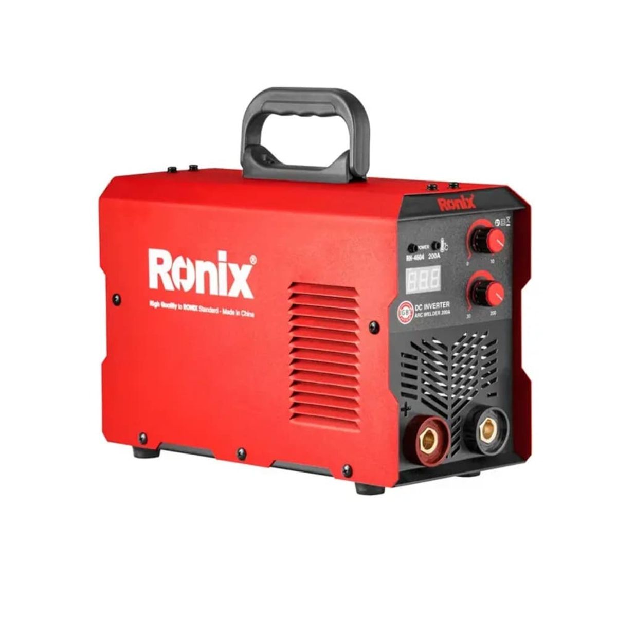 RONIX - Máquina de Soldar 200A Inverter DC ARC IGBT RONIX RH-4604