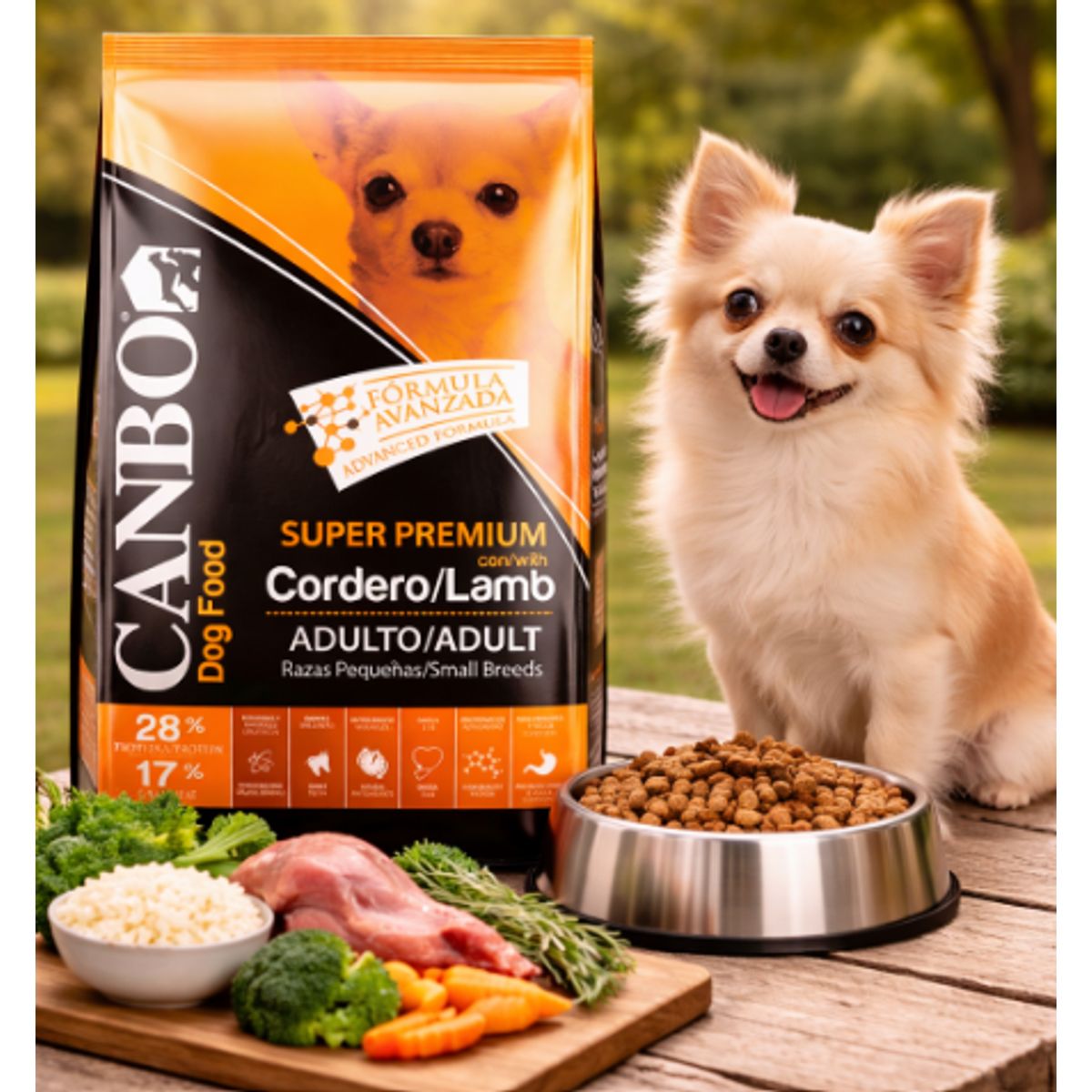 GENERICO - 7Kg -Canbo Super Premium Adulto  Cordero Razas Pequeñas