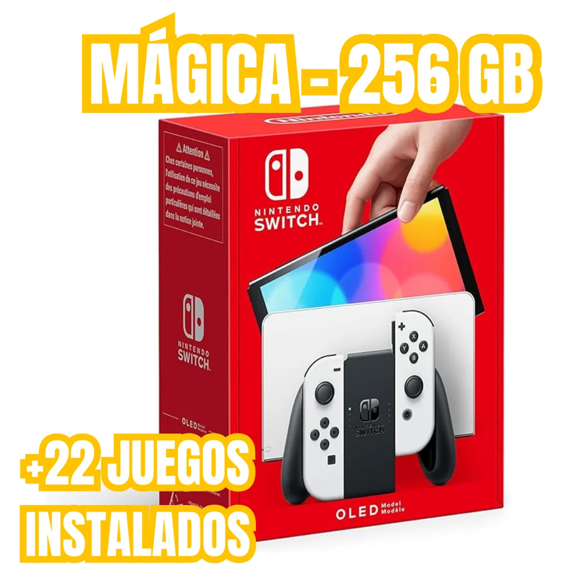 Nintendo - Nintendo Switch Oled MÁGICA 256 Gb - 22 juegos instalados