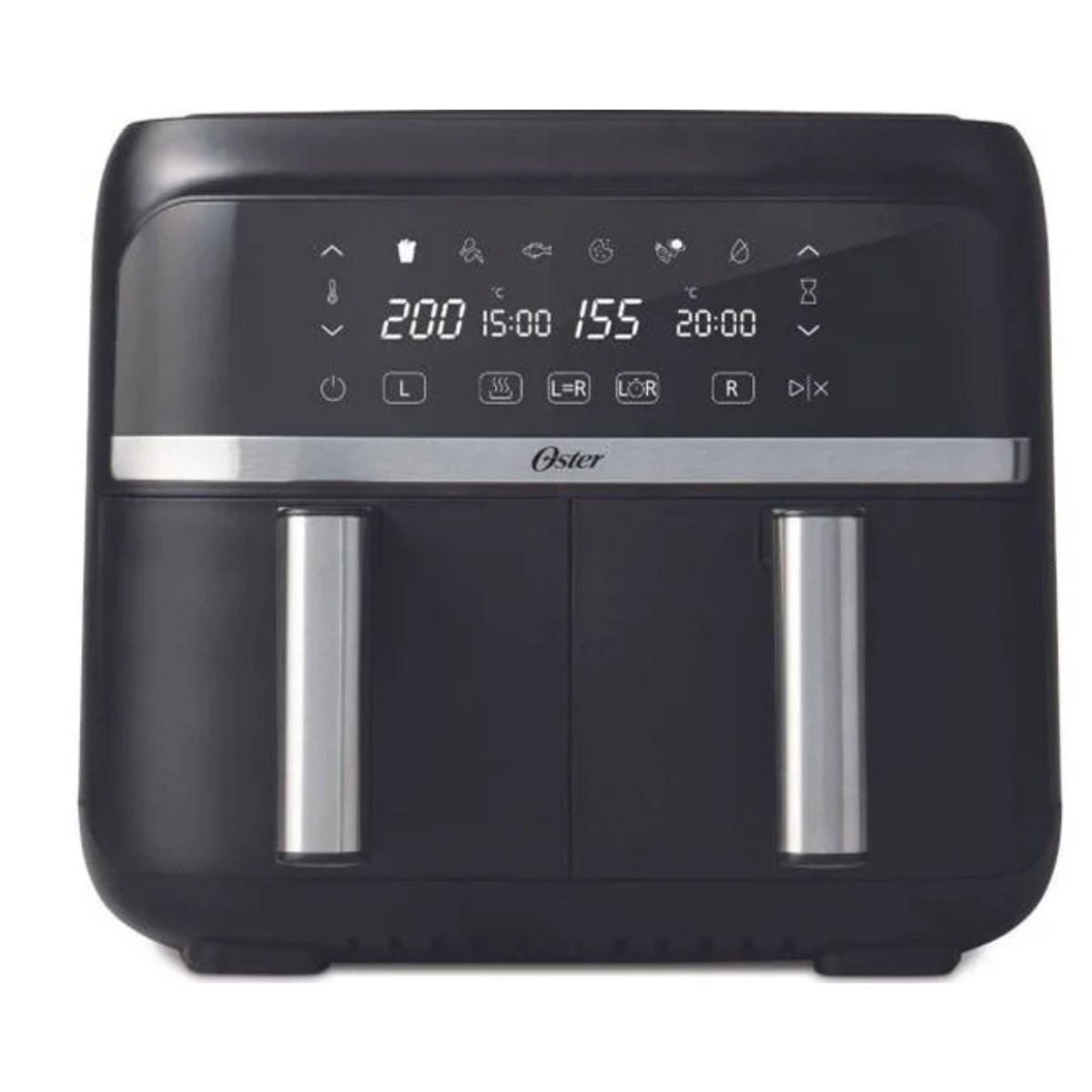 OSTER - FREIDORA DE AIRE OSTER 7.6LT 2 PERILLAS PANEL DIGITAL COLOR NEGRO MOD CKSTAF7MCDDF 