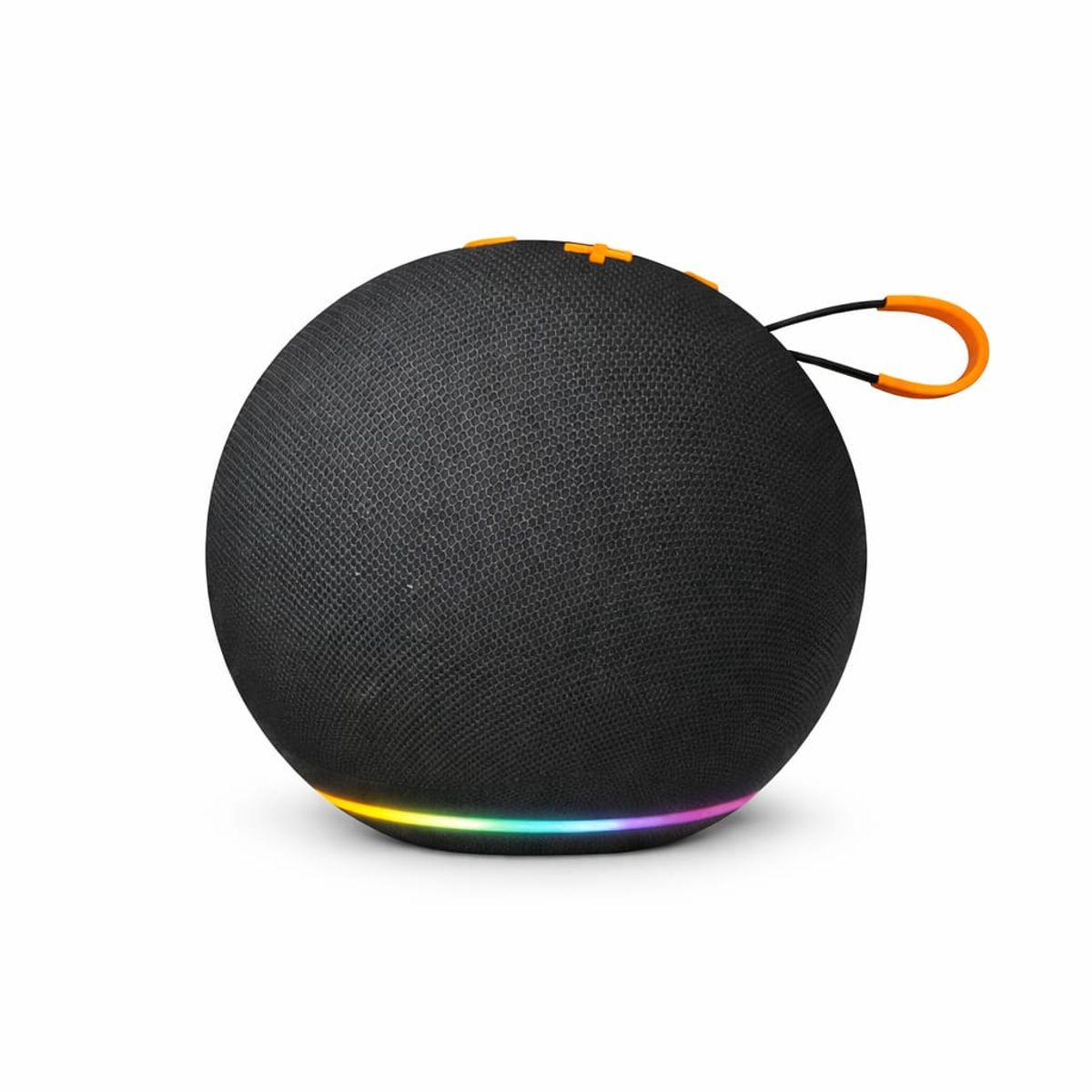 GENERICO - Parlante Bluetooth Portátil con Luz RGB y Correa Vexa Negro