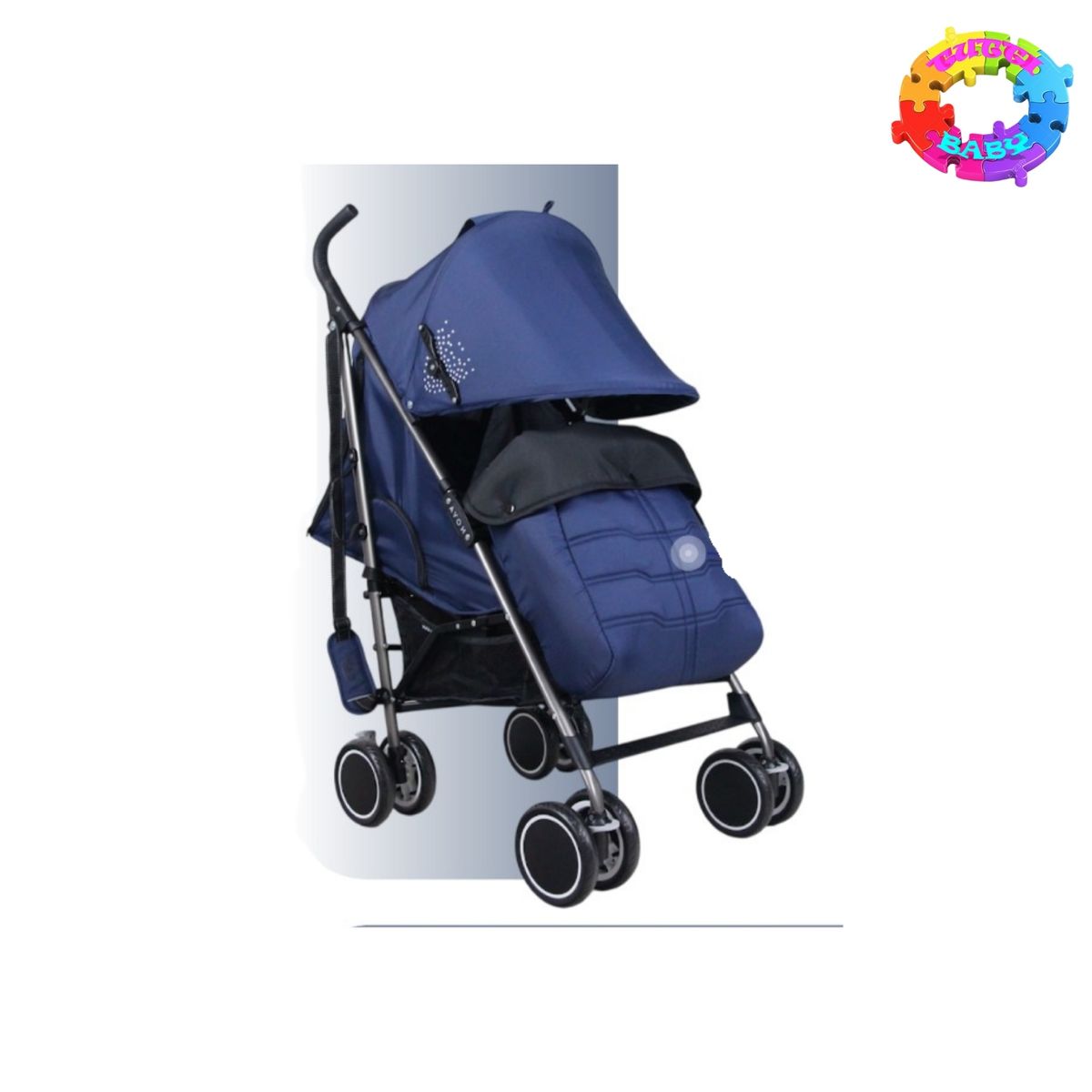 HI BABY - COCHE BASTON LUJO CON PROTECTOR UV NOVA