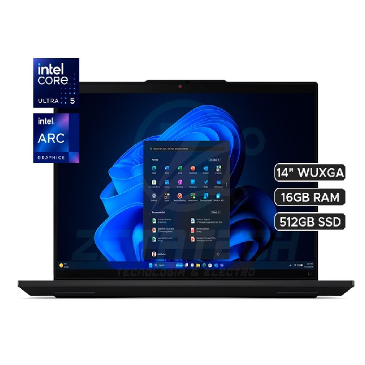 LENOVO - LENOVO THINKPAD L14 GEN 5 INTEL CORE ULTRA 5 125U 16GB 512GB SSD 14" FHD WIN 11 PRO