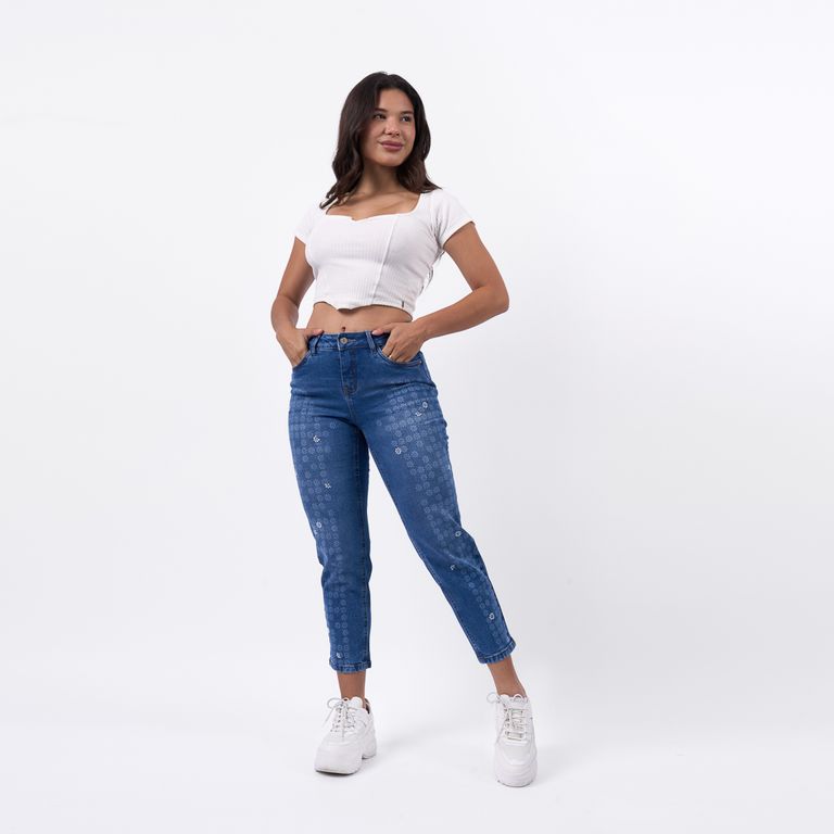 JEAN MACHINE MUJER - GUENDY G DENIM CONFORT MACHINE | Falabella Perú