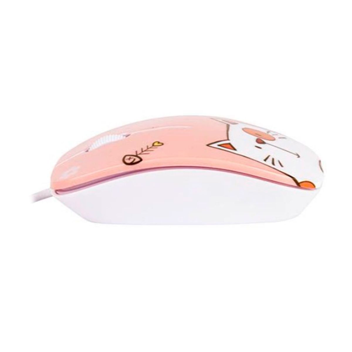 HALION - MOUSE HALION GATITO BLANCO 1600DPI USB COMPATIBLE LAPTOP PN HA-M853