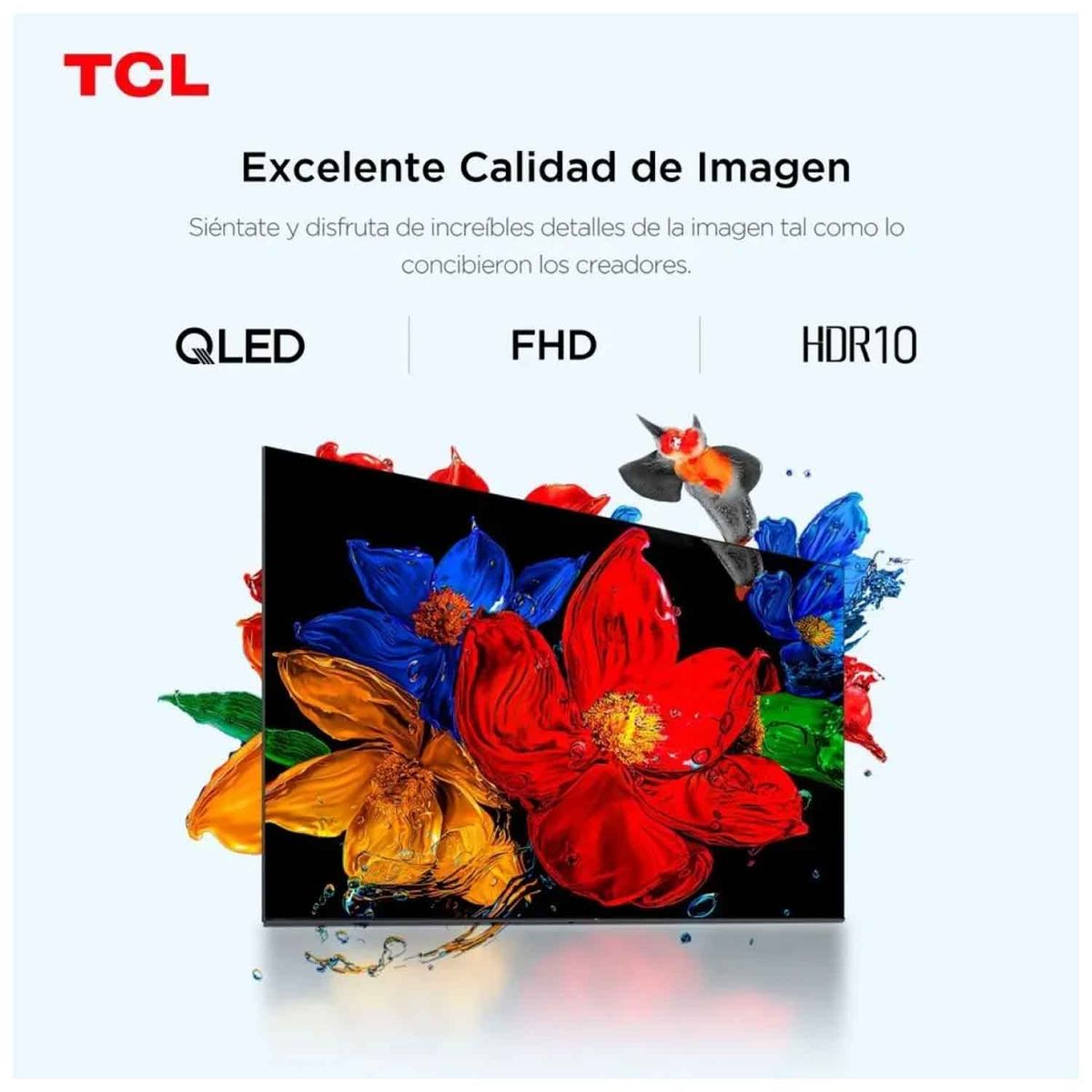 TCL - Televisor TCL 32 QLED Full HD Smart TV 32S5K Google TV