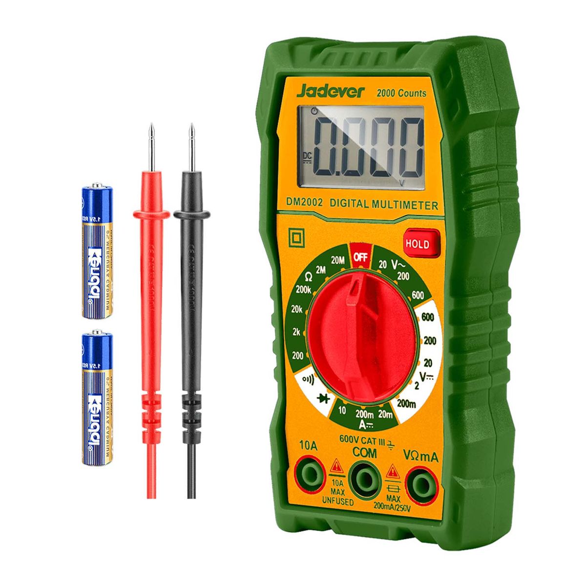Multimetro Digital 2000 Cont. Ac/dc Jadever Jddm2506 GENERICO ...