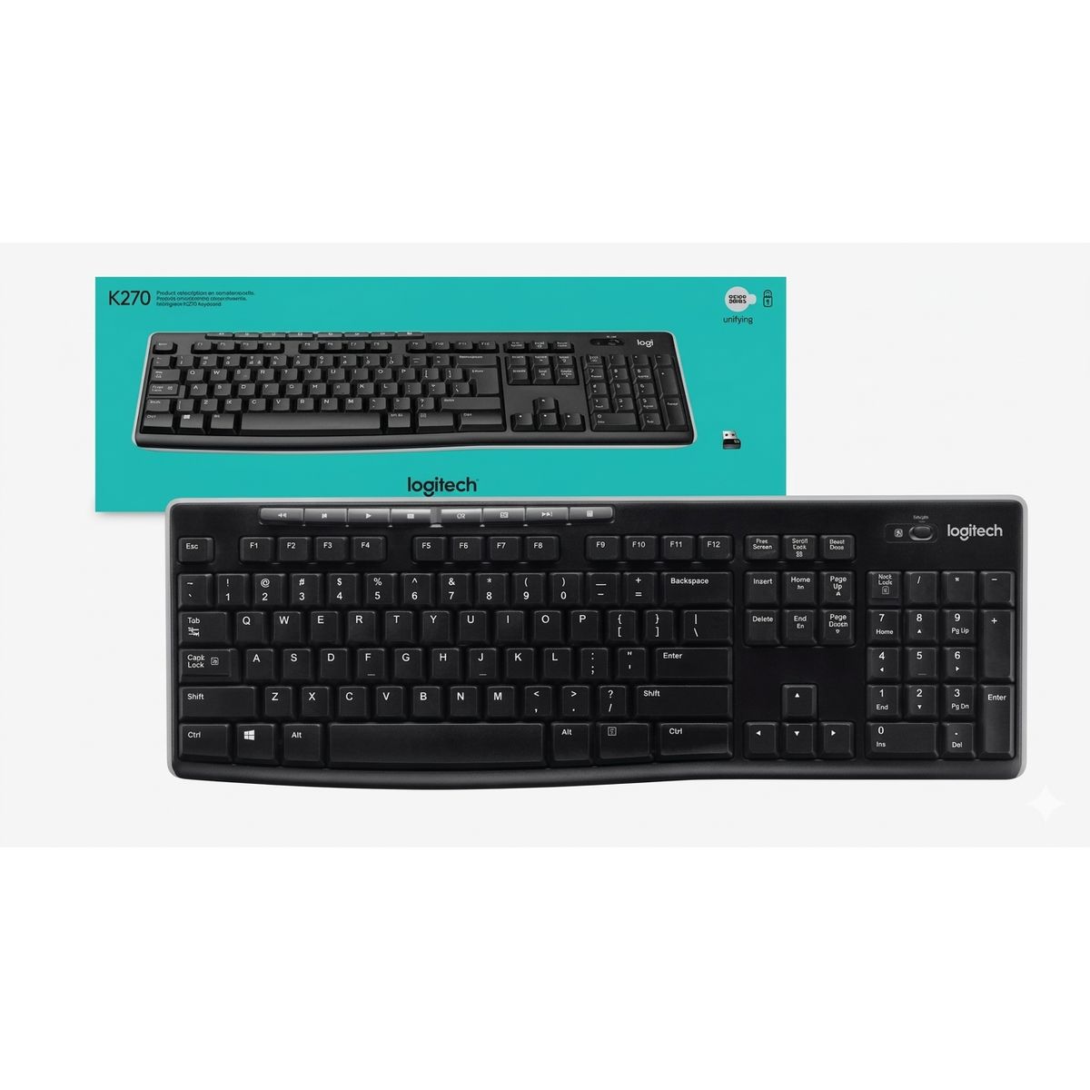 LOGITECH - Teclado Logitech K270 Inalambrico