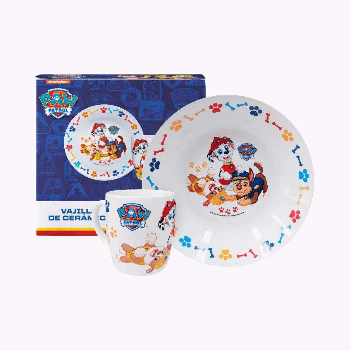SCOOL - Set Cerámica 2pz Taza y Bowl - PAW PATROL H