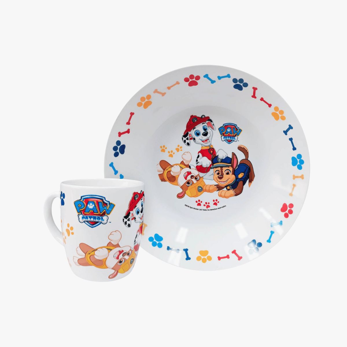 SCOOL - Set Cerámica 2pz Taza y Bowl - PAW PATROL H