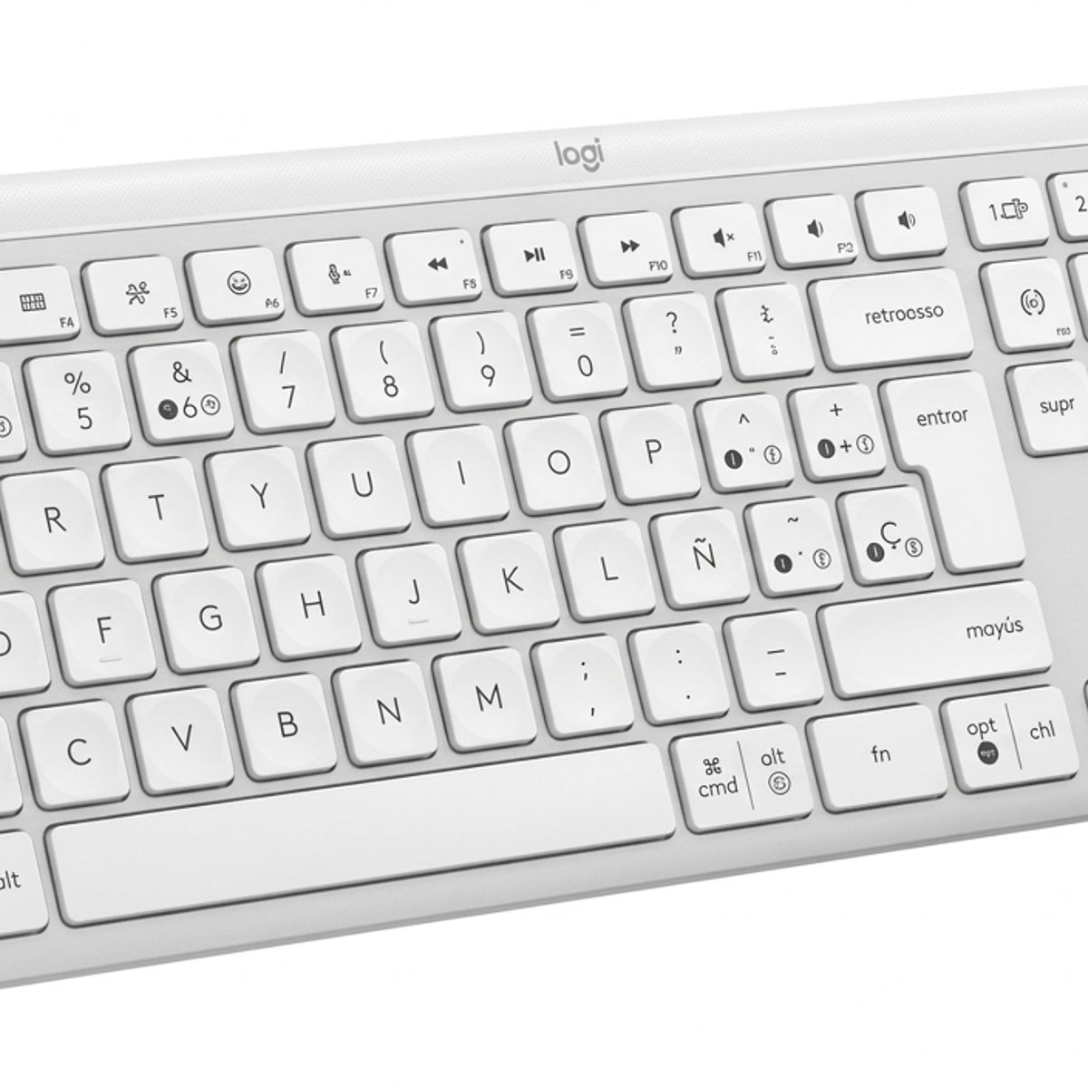 LOGITECH - Teclado Slim Logitech K950 Blanco