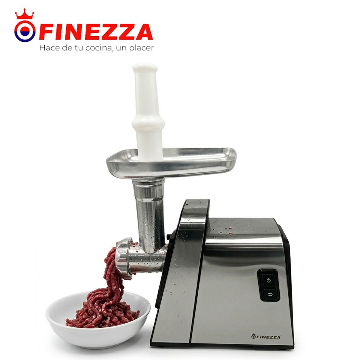 FINEZZA - Moledor electrico de carne finezza 1800W FZ-102MC