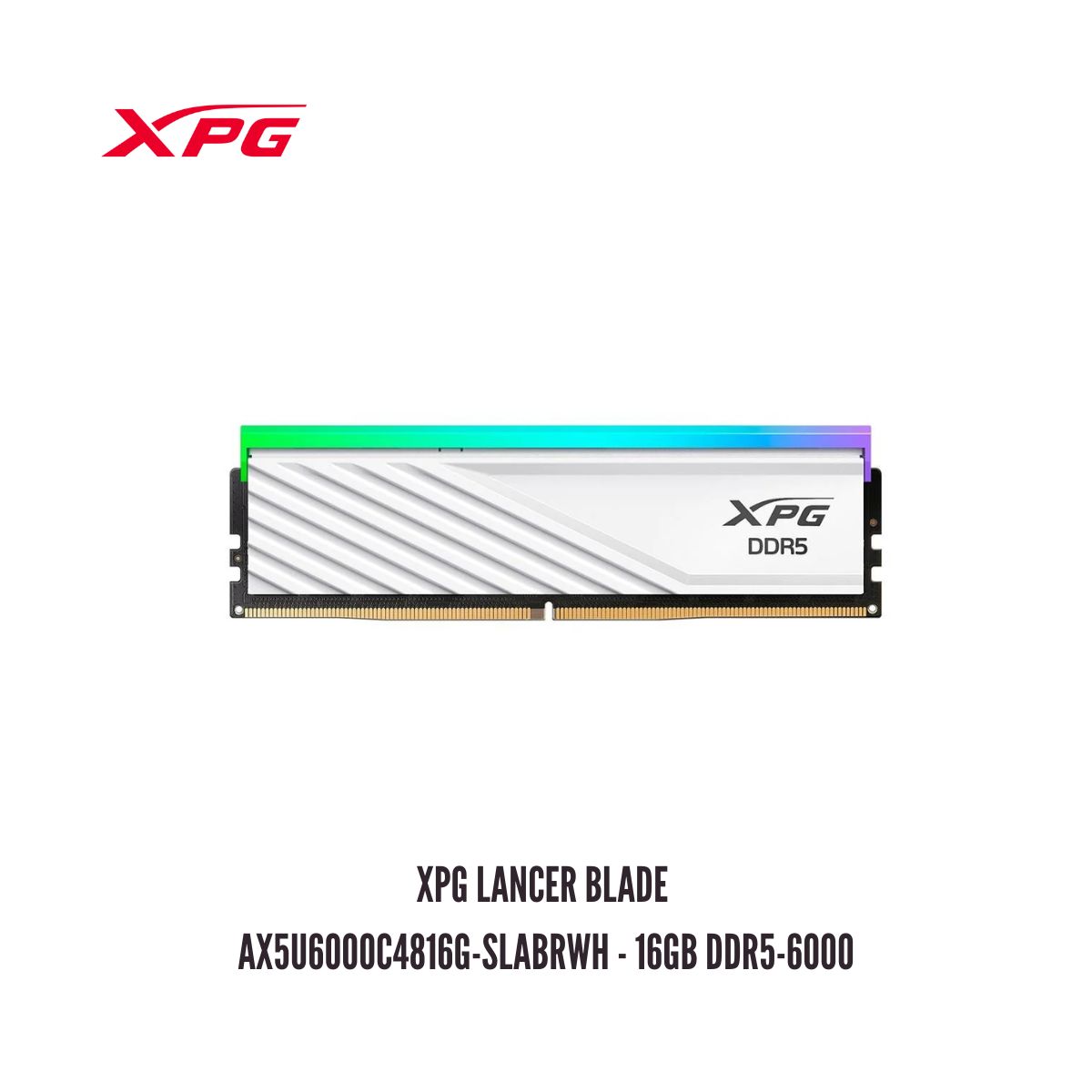 XPG - MEMORIA RAM XPG LANCER BLADE AX5U6000C4816G-SLABRWH - 16GB DDR5-6000