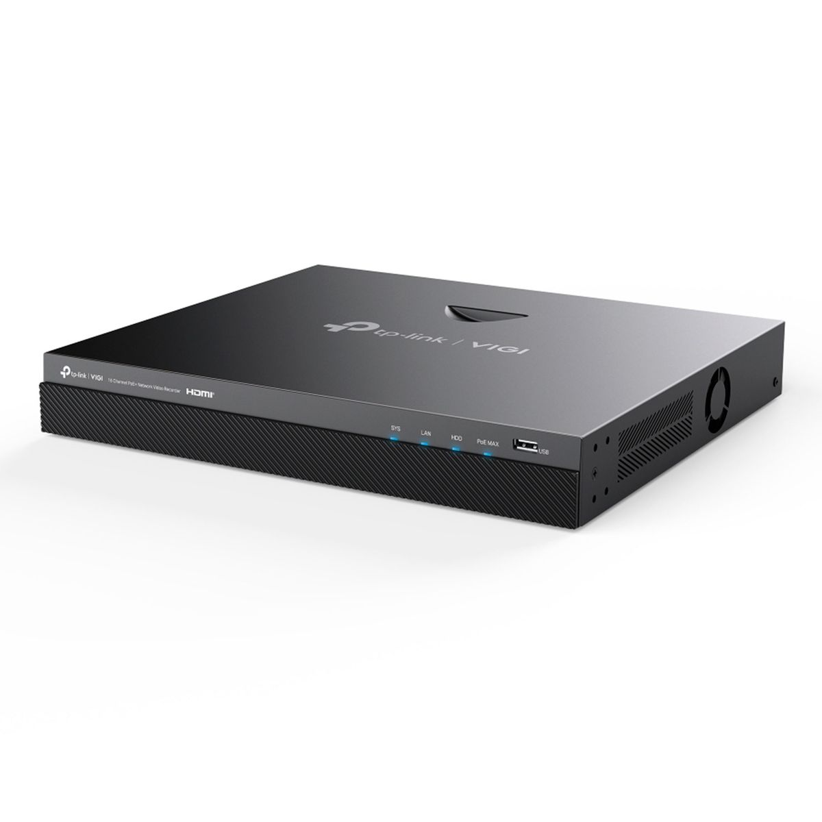 TP LINK - NVR TP-LINK VIGI 16 CANALES H.265 HDMI AI ONVIF PN VIGI NVR2016H-16P