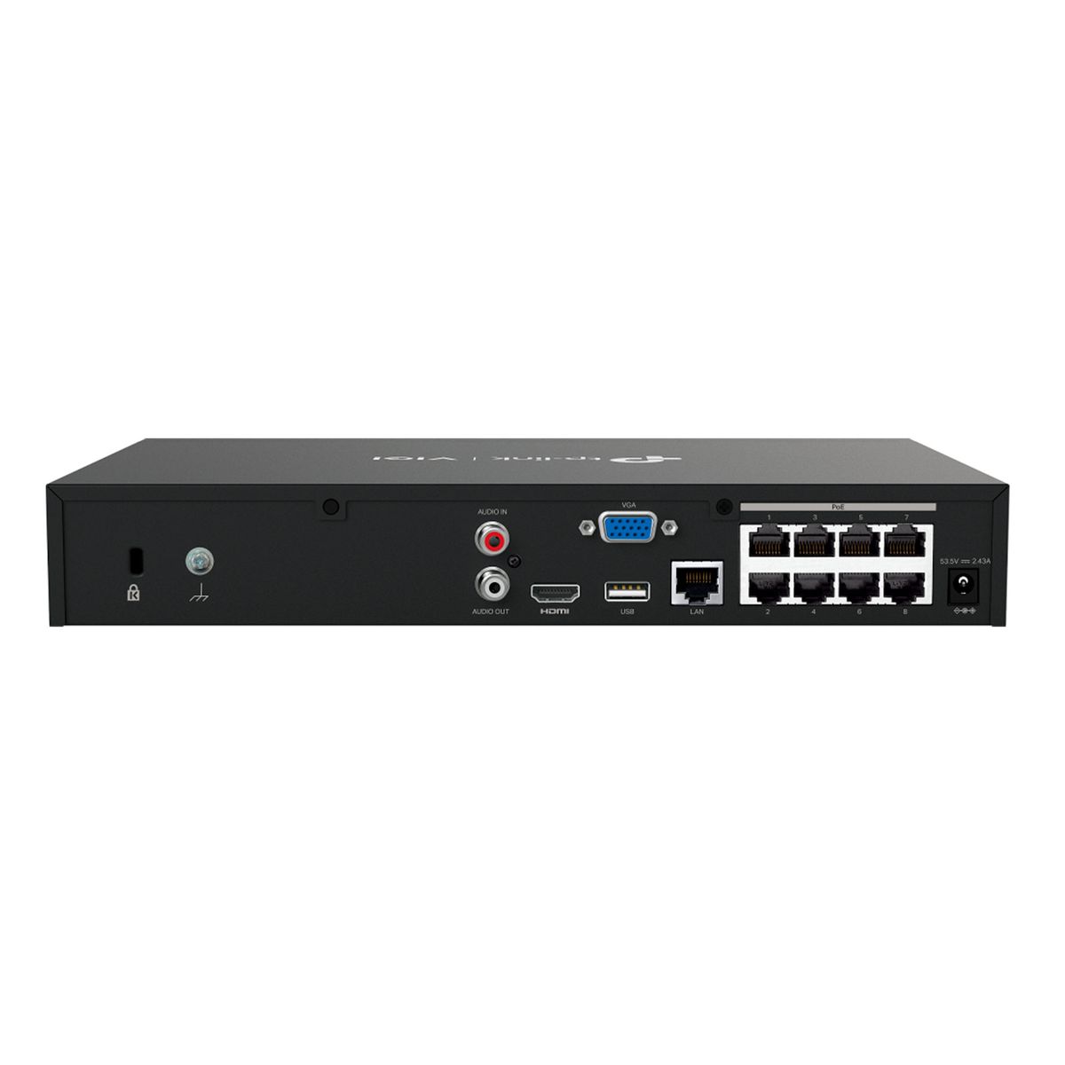 TP LINK - NVR TP-LINK VIGI 8MP 8 CANALES H.265 HDMI ONVIF PN VIGI NVR1008H-8MP