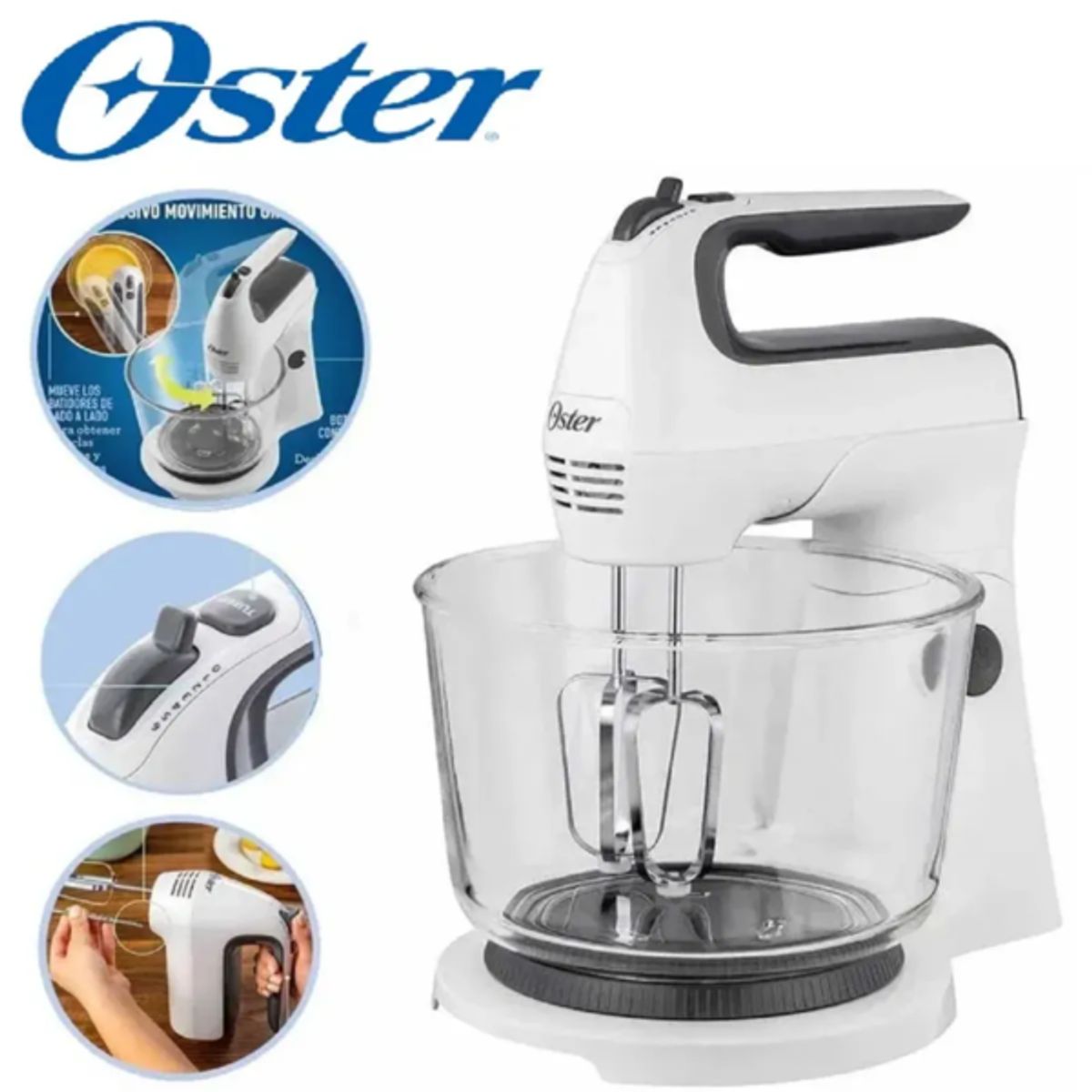 OSTER - BATIDORA DE MANO Y PEDESTAL OSTER 250W FPSTHS3611