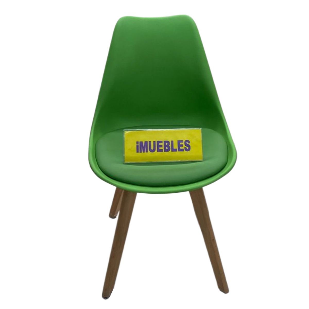 TEMEL - Set Escritorio KAD Blanco con Silla Vintage Verde - Diseño Moderno