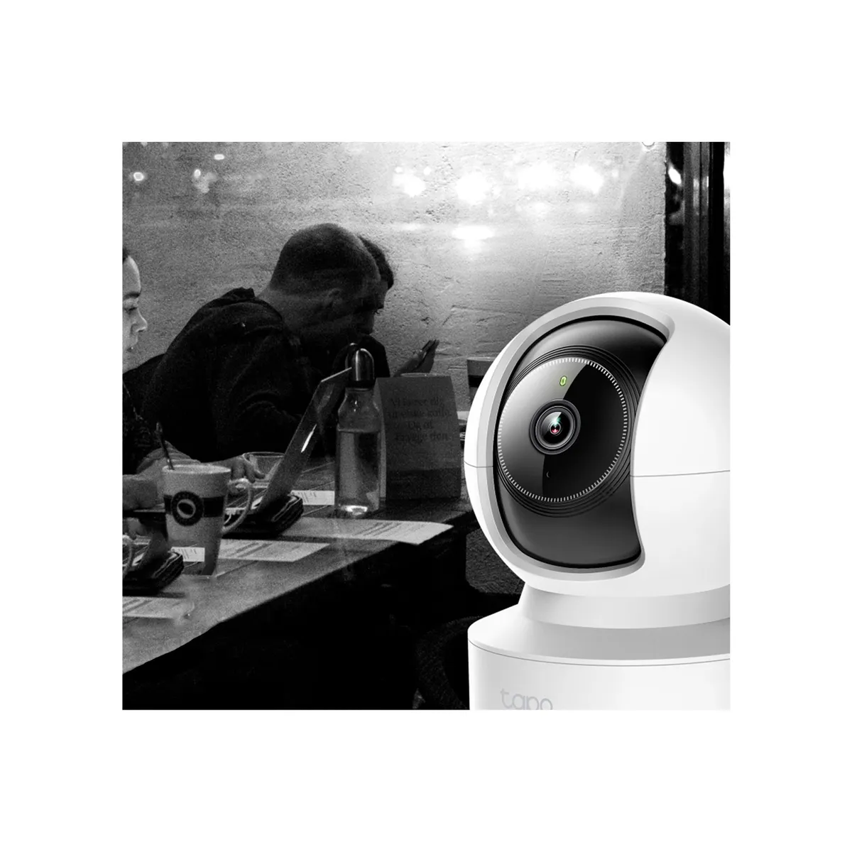 TP LINK - CAMARA TP-LINK 4MP 2K IR 12M AUDIO 512GB 4MM P-N TAPO C222