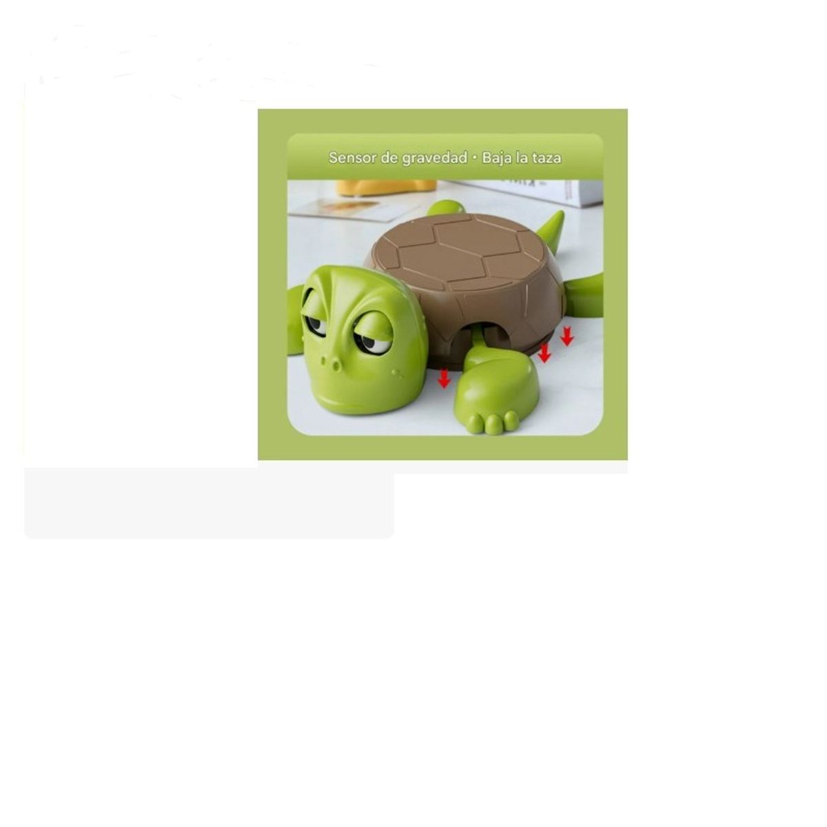 GENERICO - Posavasos Tortuga Interactiva Posa Vasos Tortuga Interactiva Verde
