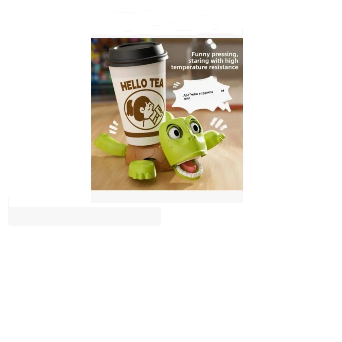 GENERICO - Posavasos Tortuga Interactiva Posa Vasos Tortuga Interactiva Verde