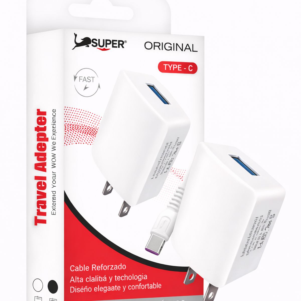 OEM - Cargador De Celular 4.5A Combo Typ-C