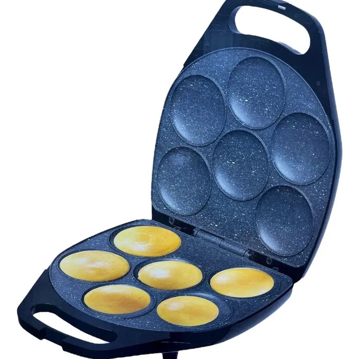 GENERICO - Máquina Eléctrica para Arepas Trillium 1000W 6 Cavidades Antiadherente