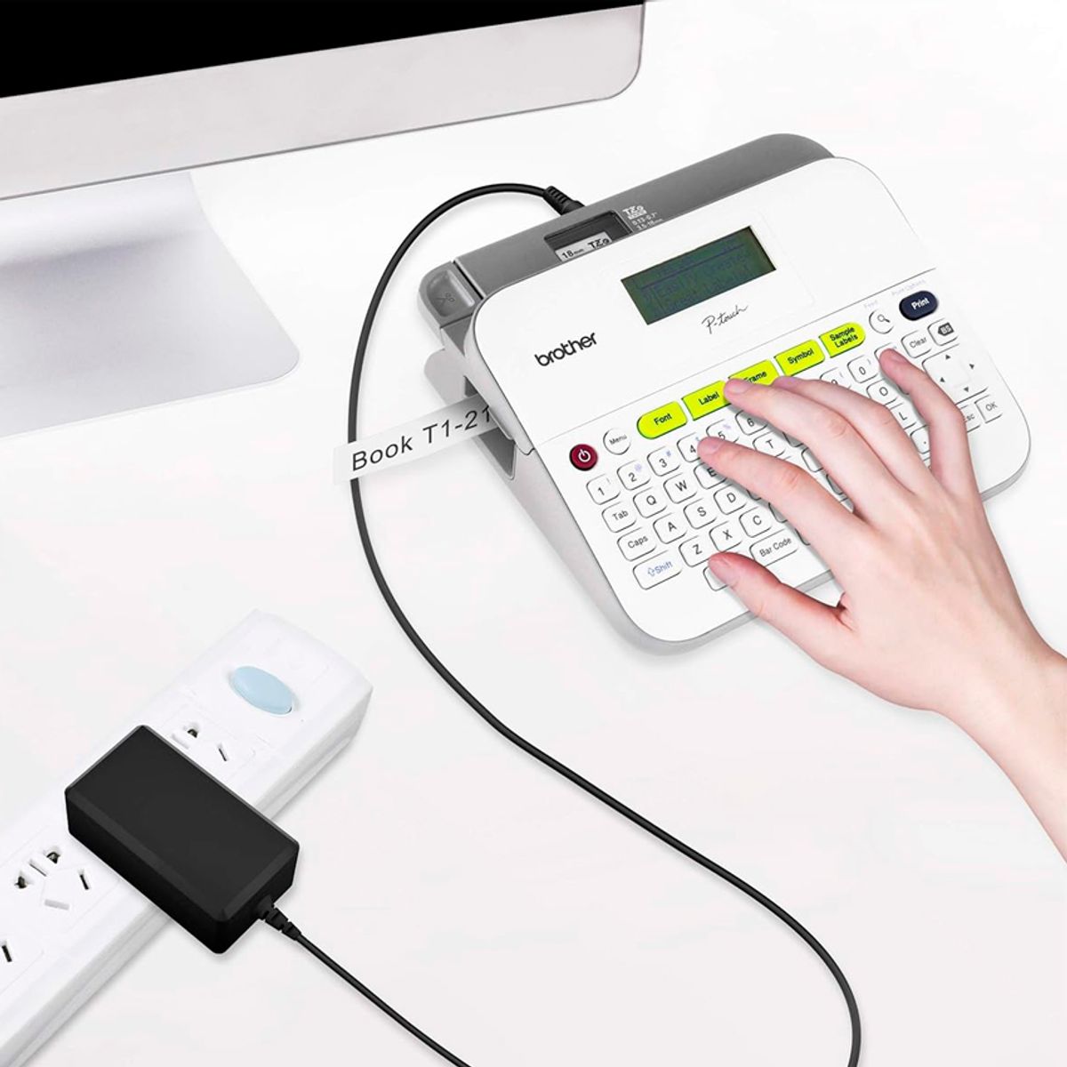 BROTHER - Cargador para Rotuladores P-Touch Brother Adaptador AD-E001