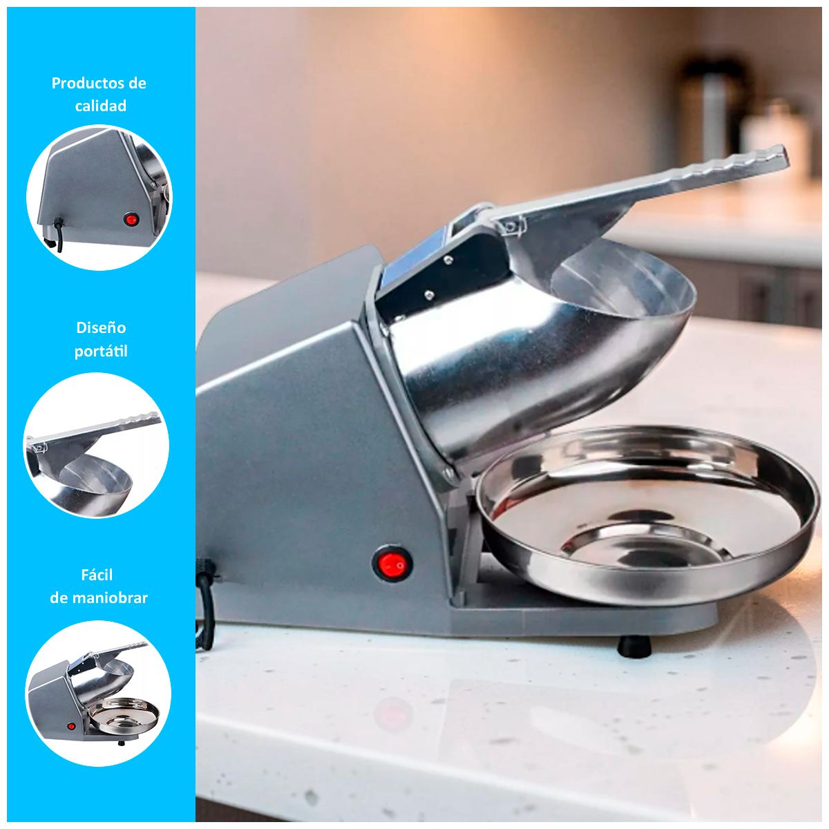 GENERICO - Máquina para hacer hielo de 300 w