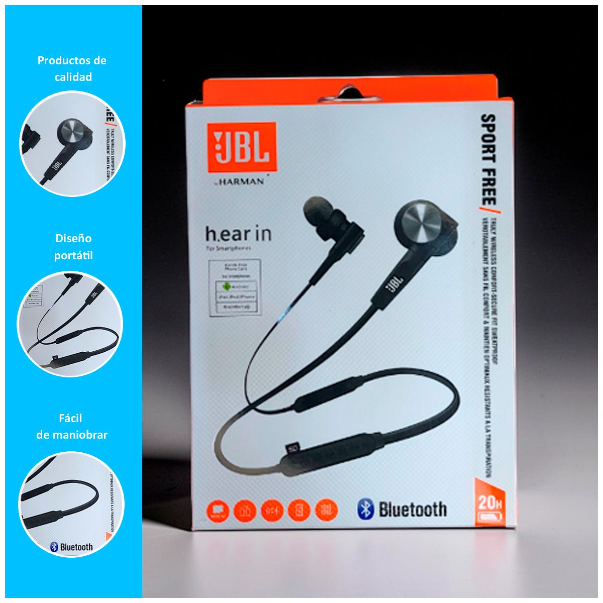 GENERICO - AUDÍFONO BLUETOOTH JBL GENÉRICO SPORT FREE