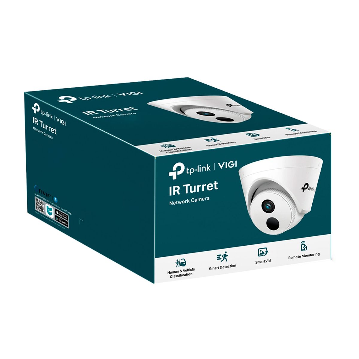 TP LINK - CÁMARA TP-LINK VIGI 3MP FULL-COLO IA POE IP54 P-N VIGI C430I2.8MM