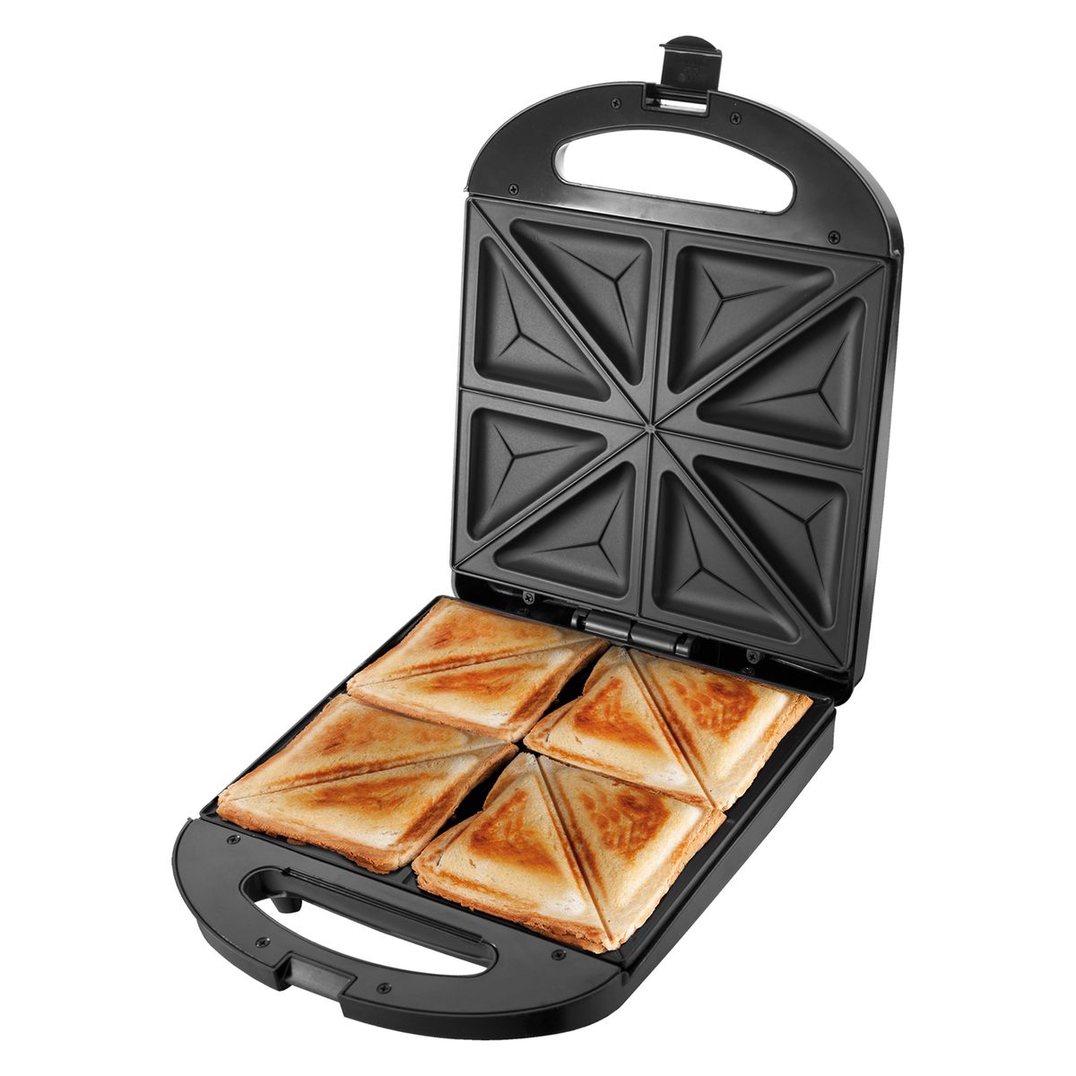 IMACO - Sandwich Maker 4 Panes Cubierta De Acero IST1004S Imaco