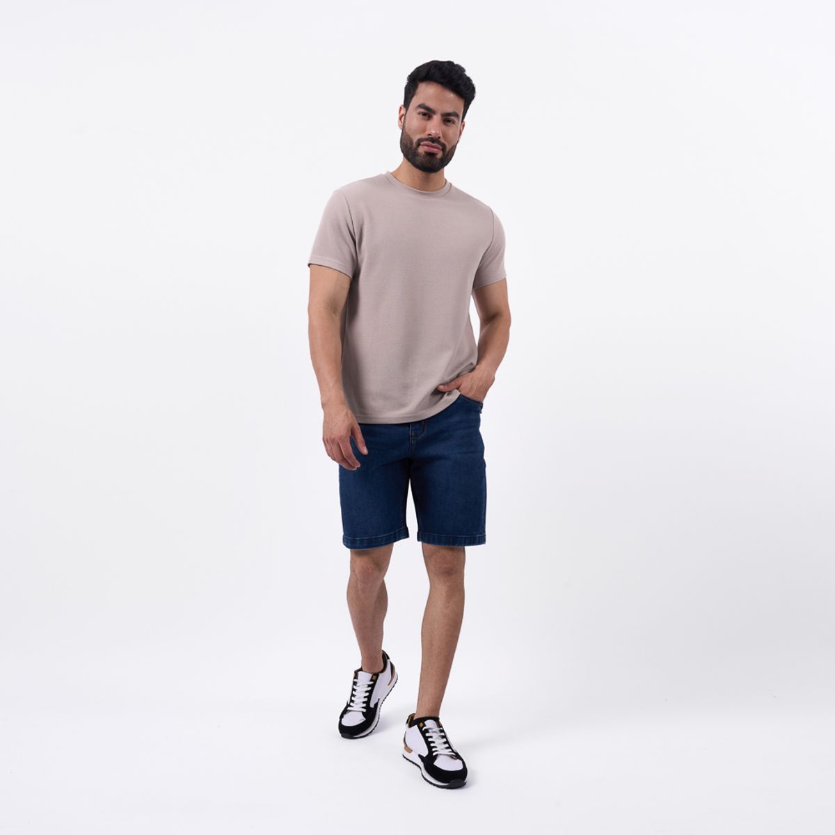 BRONCO - BERMUDA BRONCO HOMBRE - MONAYS-R DENIM STRECH