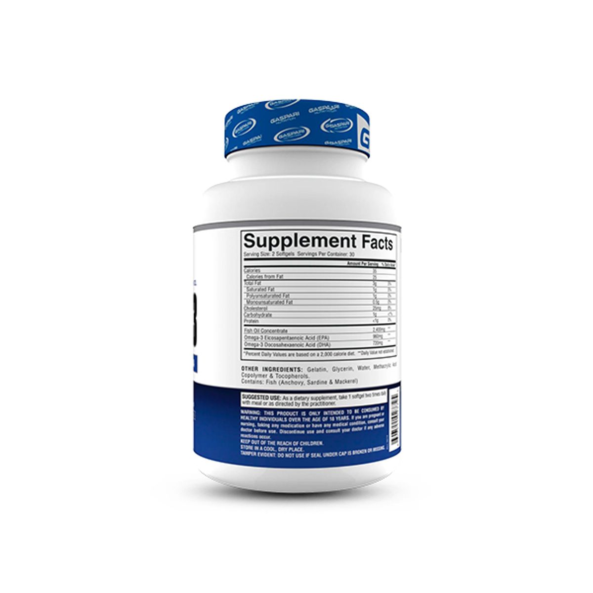 GASPARI NUTRITION - Omega 3 Gaspari Nutrition 2,400 mg - 60 caps
