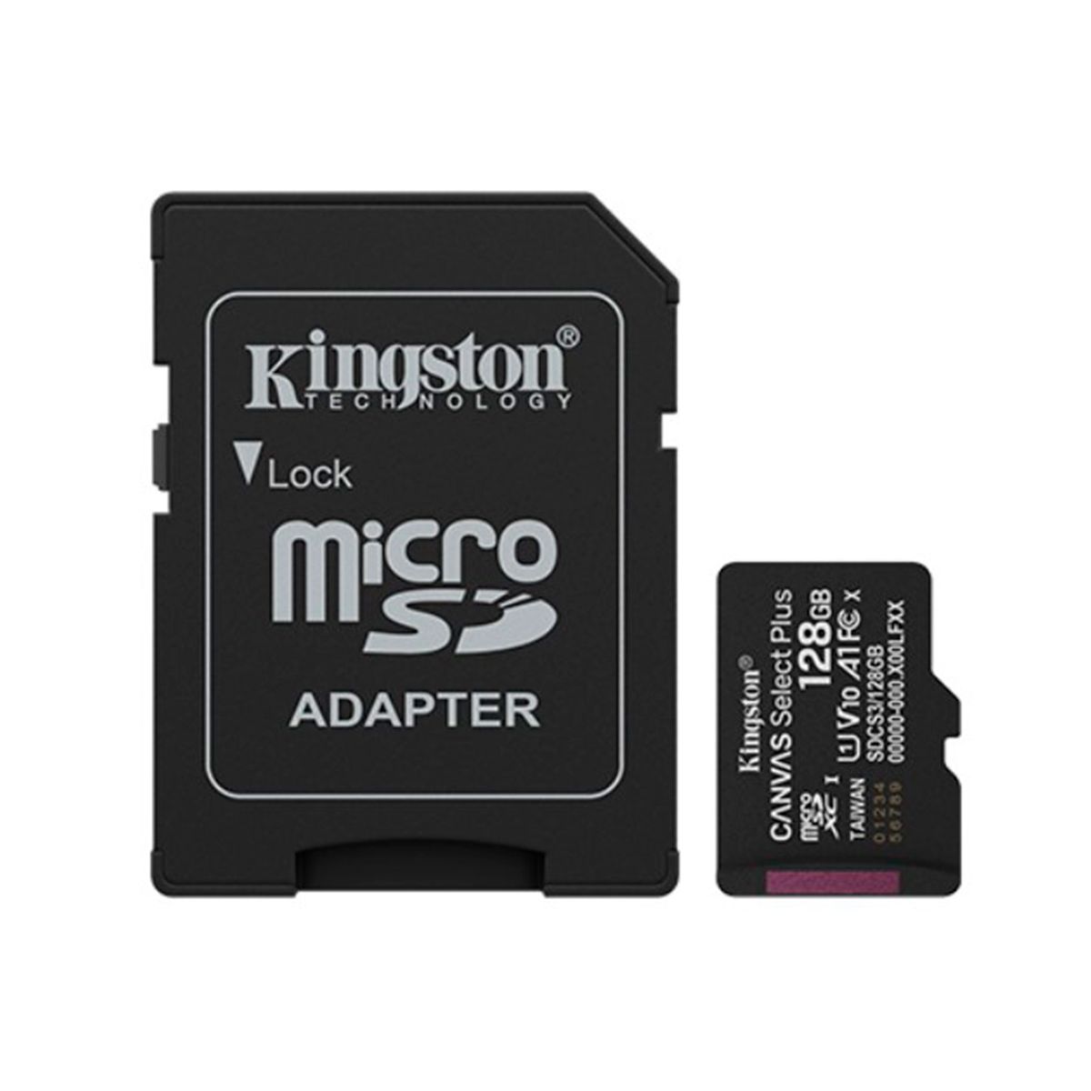 KINGSTON - TARJETA MICROSDXC KINGSTON CANVAS SELECT PLUS 128GB CLASE 10 UHS-I V10 150MB-S PN SDCS3-128GB
