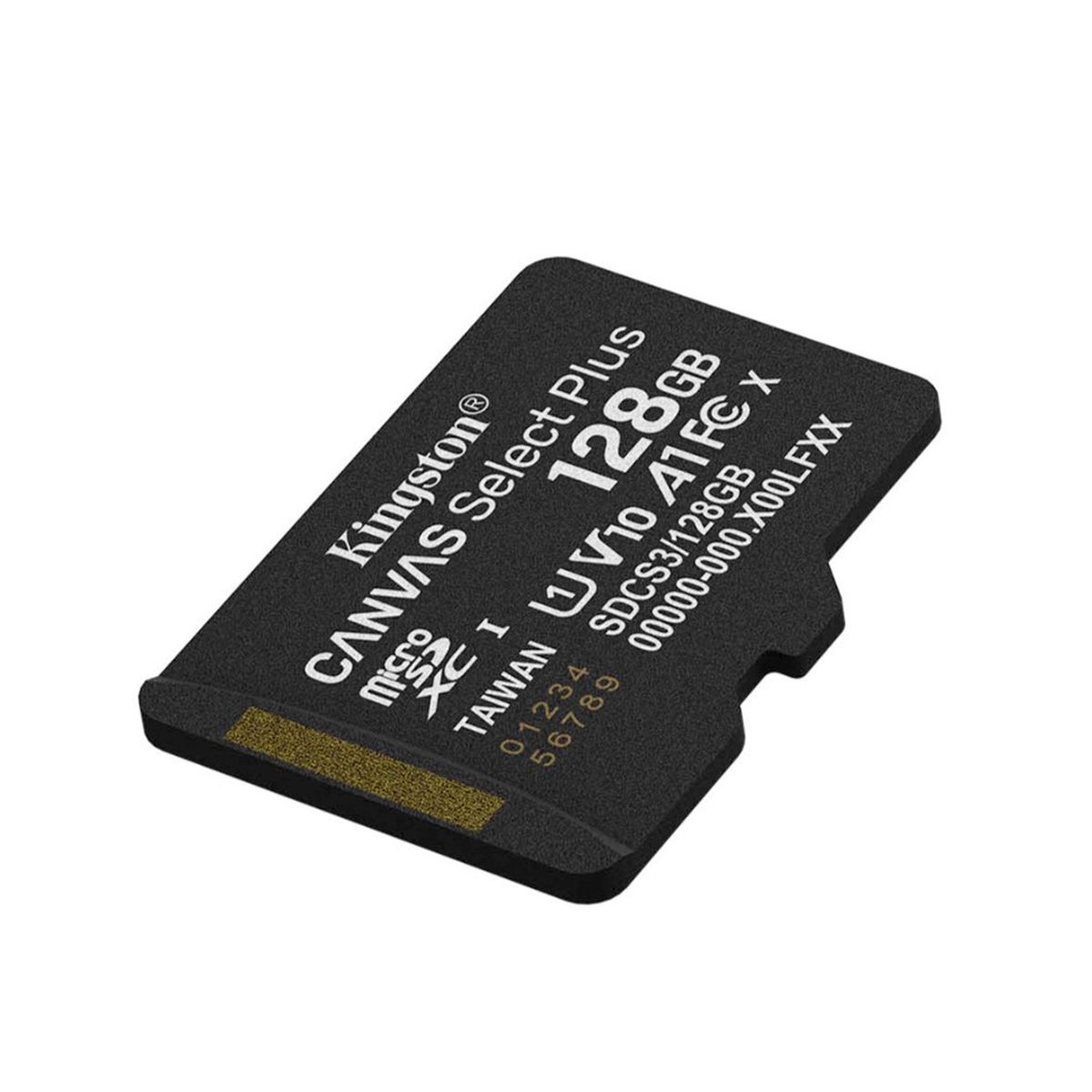KINGSTON - TARJETA MICROSDXC KINGSTON CANVAS SELECT PLUS 128GB CLASE 10 UHS-I V10 150MB-S PN SDCS3-128GB