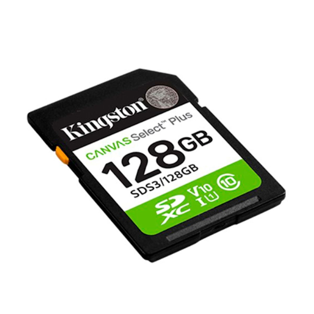 KINGSONG - TARJETA SDXC KINGSTON CANVAS SELECT PLUS 128GB CLASE 10 UHS-I V10 150MB-S PN SDS3-128GB