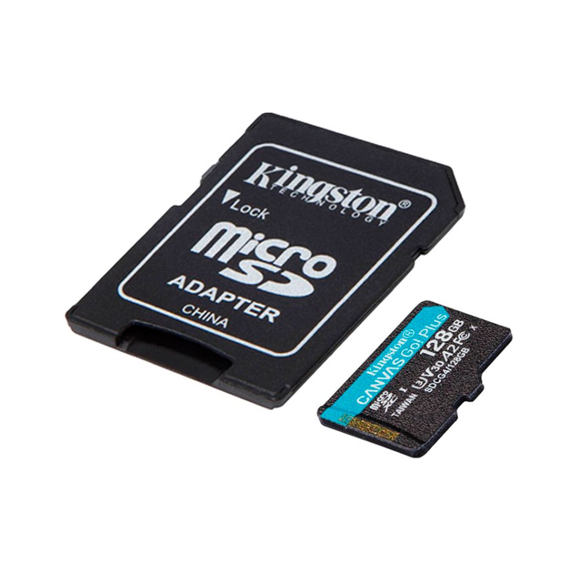 KINGSTON - TARJETA DE MEMORIA KINGSTON CANVAS GO PLUS SDCG4-128GB MICROSDXC 128GB CLASE 10 UHS-I U3 V30 A2 LECTURA 200MBS ADAPTADOR INCLUIDO PN SDCG4-128GB