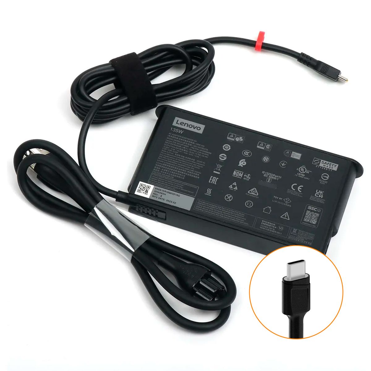 LENOVO - Cargador LENOVO TIPO - C 135w