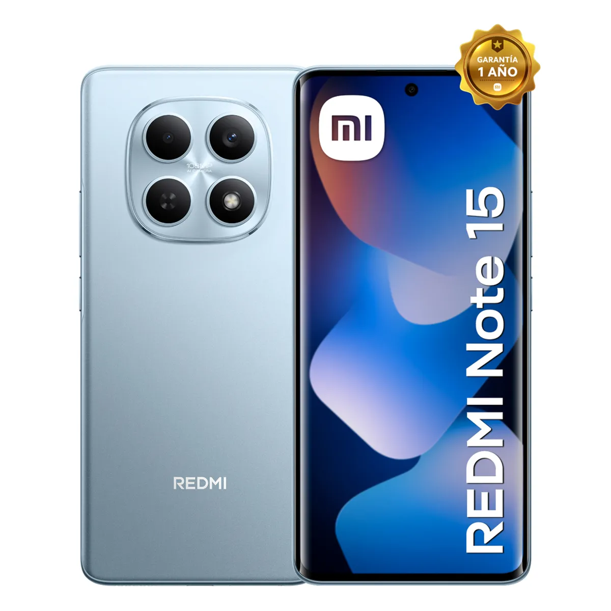 XIAOMI - Celular 4G Redmi Note 15 256GB 8GB RAM Azul Glaciar