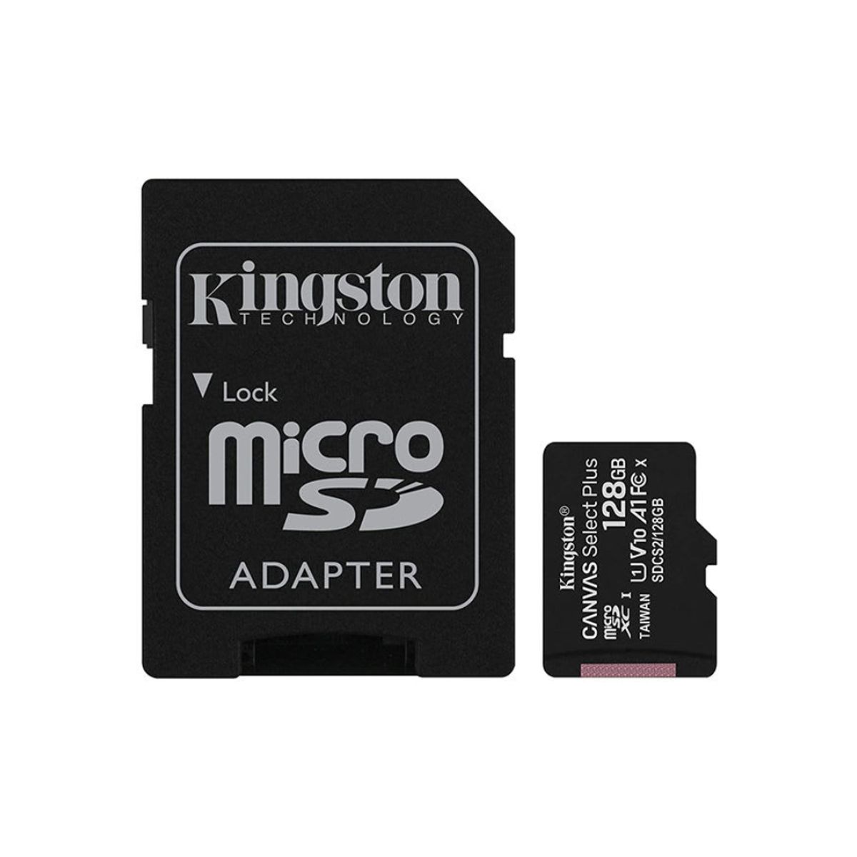KINGSTON - MEMORIA MICRO SD KINGSTON 128GB C CARD ADAPTADOR