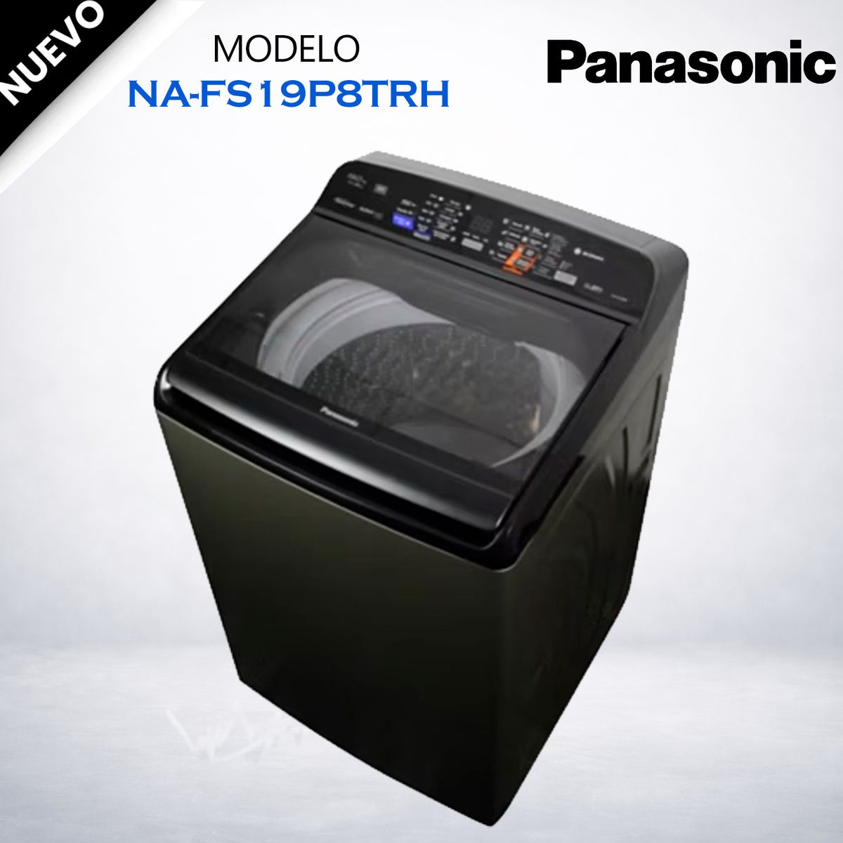 PANASONIC - Lavadora Panasonic NA-FS19P8TRH 19 kg