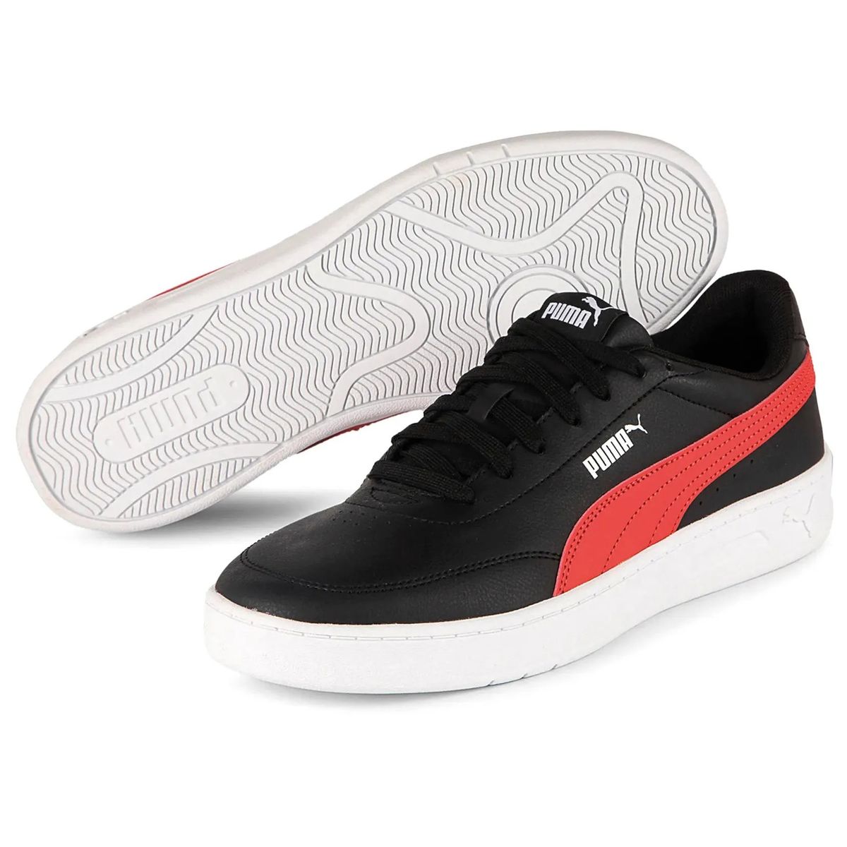 PUMA - Zapatilla Puma Court Classic Clean 402223 04 Negro para Hombre