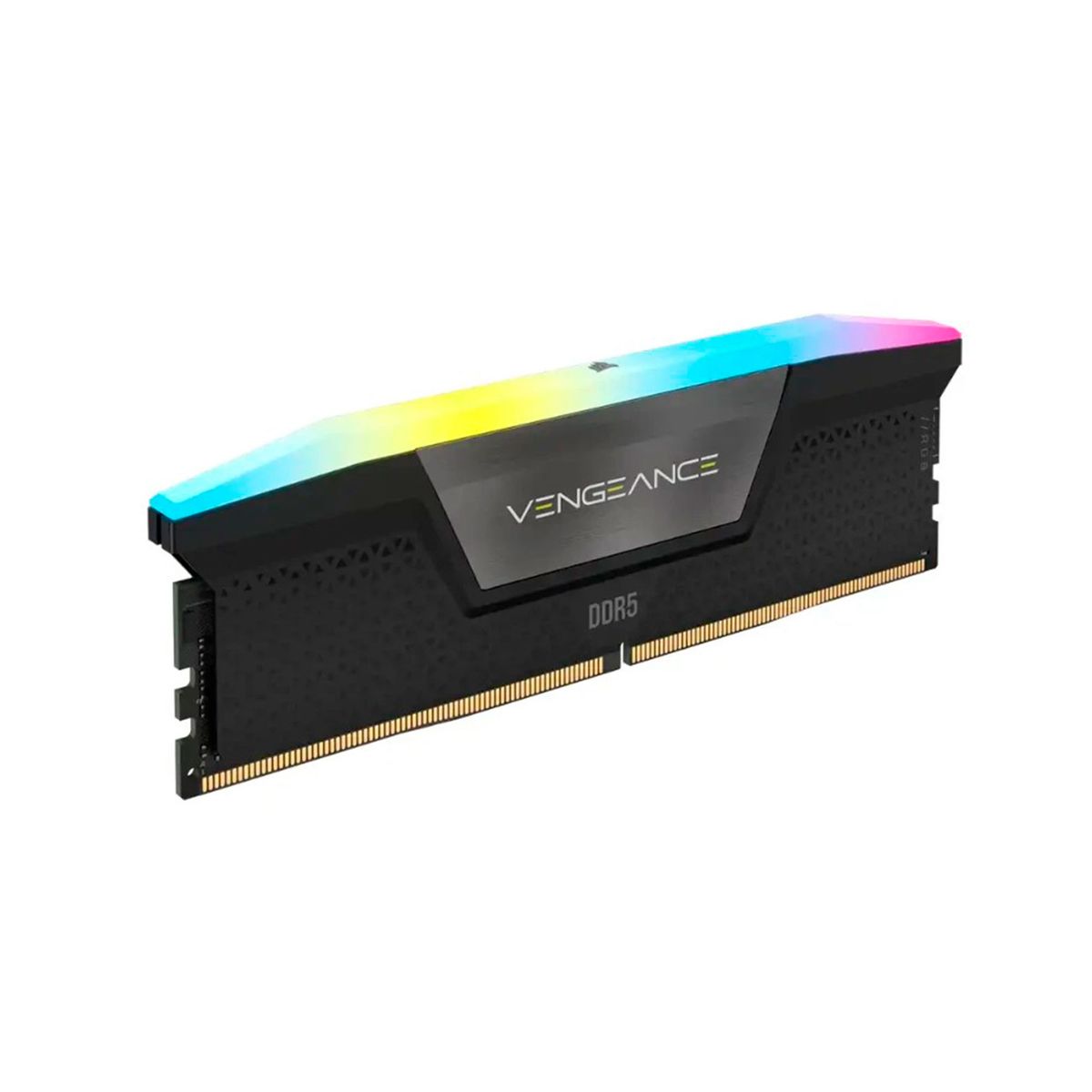 CORSAIR - MEMORIA RAM CORSAIR VENGEANCE RGB CMH16GX5M1E6000Z36 16GB DDR5 6000MHZ DIMM CL36 1.35V ILUMINACION RGB NEGRA PN CMH16GX5M1E6000Z36