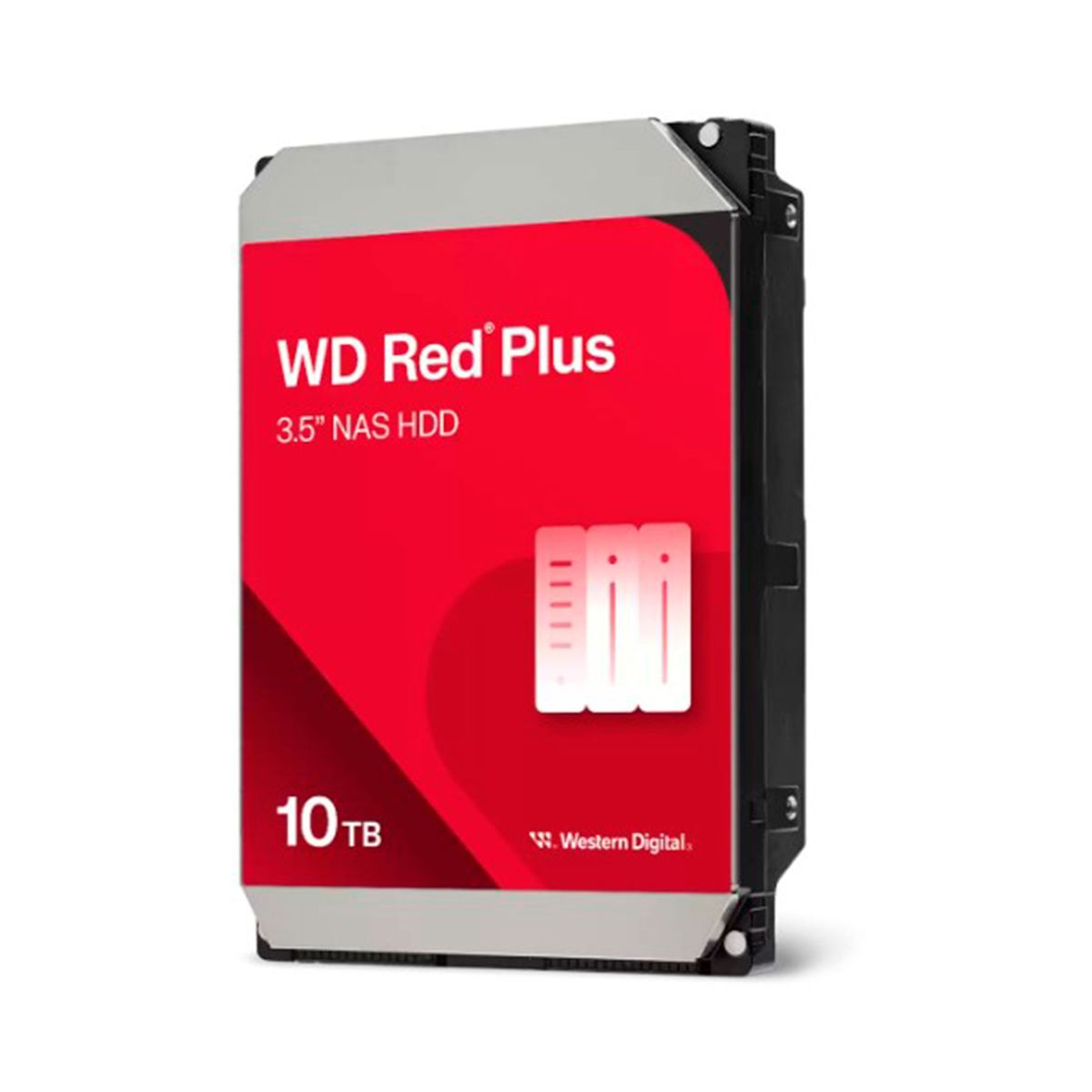 WESTERN DIGITAL - DISCO DURO INTERNO WESTERN DIGITAL WD PLUS 10TB 3.5 ROJO PN WD100EFGX