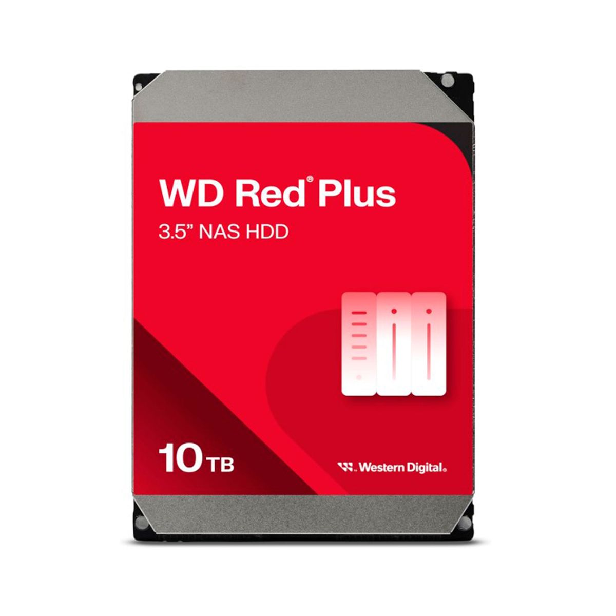 WESTERN DIGITAL - DISCO DURO INTERNO WESTERN DIGITAL WD PLUS 10TB 3.5 ROJO PN WD100EFGX