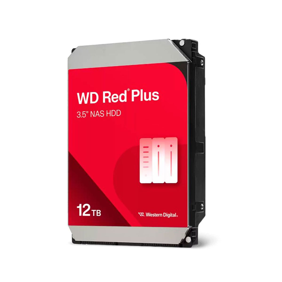 WESTERN DIGITAL - DISCO DURO WESTERN DIGITAL RED PLUS 12TB 7200 RPM SATA 3.5IN 512MB CACHE PARA NAS CMR PN WD120EFGX