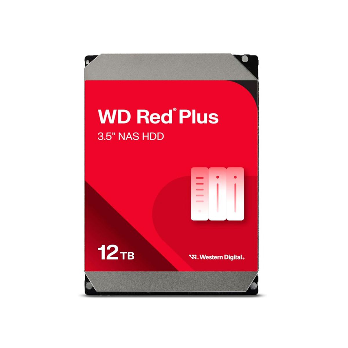 WESTERN DIGITAL - DISCO DURO WESTERN DIGITAL RED PLUS 12TB 7200 RPM SATA 3.5IN 512MB CACHE PARA NAS CMR PN WD120EFGX