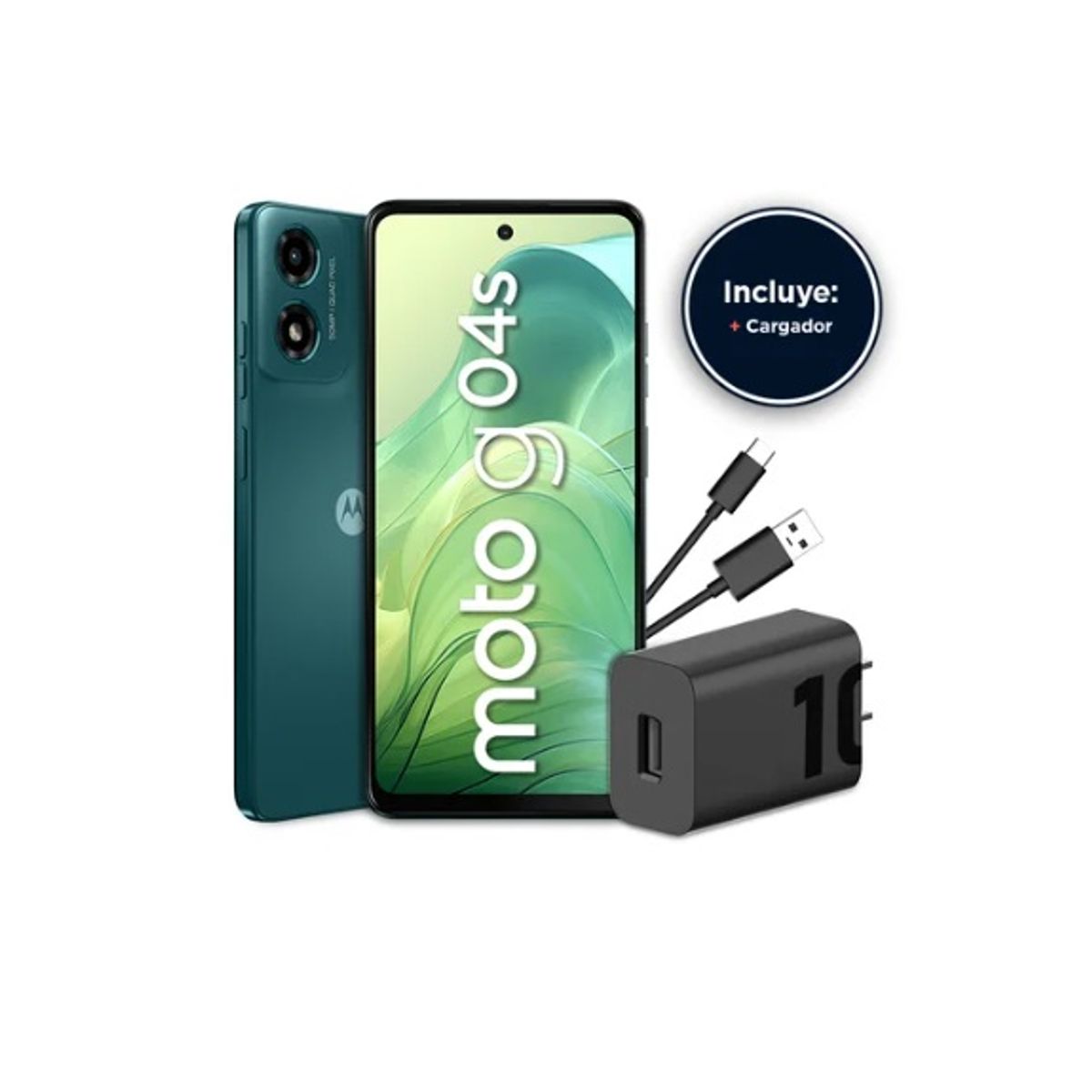 MOTOROLA - CELULAR MOTOROLA MOTO G04s 4GB 128GB VERDE